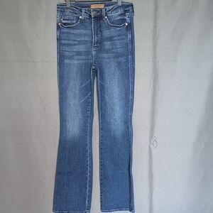 Judy Blue Classic Mid-Blue Flare Jeans